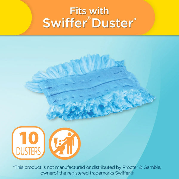 Duster Refill - 1 pack - 10 count per pack plus 3 My Outlet Mall Resealable Storage Pouches