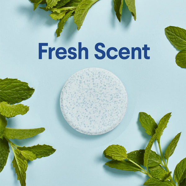 Foaming Toilet Bomb Toilet Bowl Cleaner, Bleach Free, Fresh Scent - 2 packs -  5 count per pack - plus 3 My Outlet Mall Resealable Storage Pouches