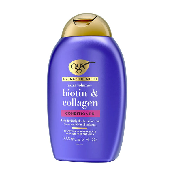 Extra Strength Biotin & Collagen Conditioner - 1 pack - 13Fl oz per pack - plus 3 My Outlet Mall Resealable Storage Pouches