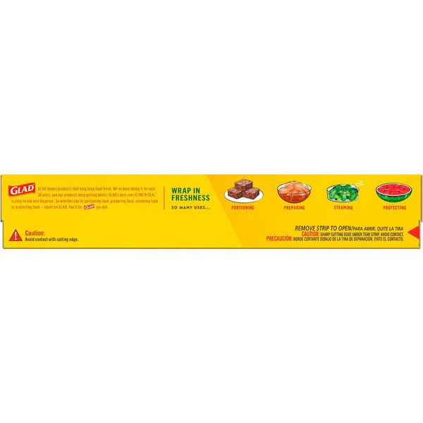 Cling N Seal Plastic Food Wrap - 1 pack -  200 sq ft Roll per pack - plus 3 My Outlet Mall Resealable Storage Pouches