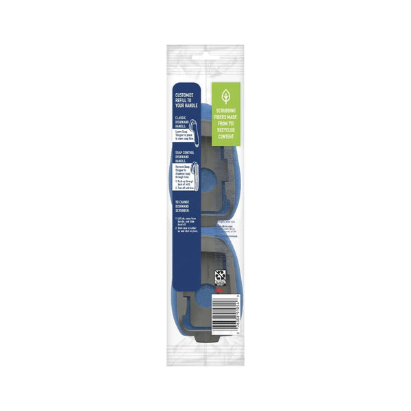 Stay Fresh Non-Scratch Dishwand Refills - 2 packs - 2 count per pack plus 3 My Outlet Mall Resealable Storage Pouches