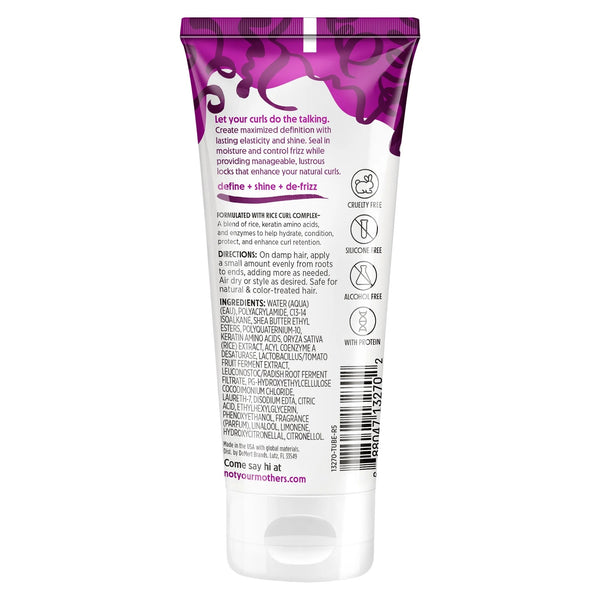 Curl Talk Defining Curl Cream, Travel Size - 2 packs - 2fl oz per pack - plus 3 My Outlet Mall Resealable Storage Pouches