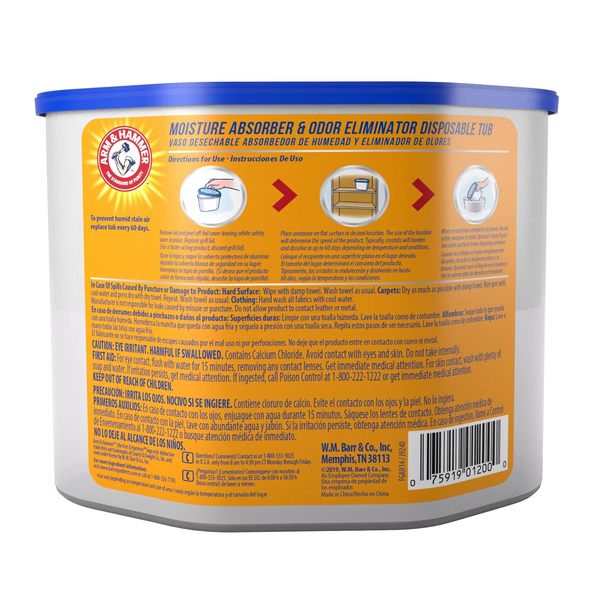 Fragrance Free Disposable Moisture Absorber -  2 packs - 14 oz per pack plus 3 My Outlet Mall Resealable Storage Pouches