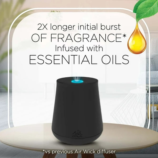 Essential Mist Refill, Lavender and Almond Blossom, Essential Oils Diffuser - 2 packs - plus 3 My Outlet Mall Resealable Storage Pouches