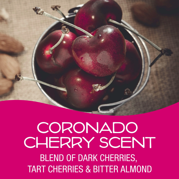Can/Hidden Air Freshener Coronado Cherry Scent - 1 pack - plus 3 My Outlet Mall Resealable Storage Pouches