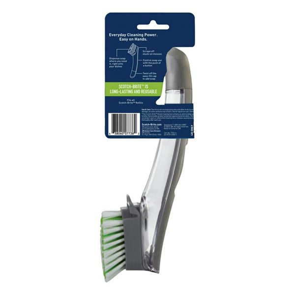 Soap Control Brush Scrubber Dishwand - 1 pack - plus 3 My Outlet Mall Resealable Storage Pouches
