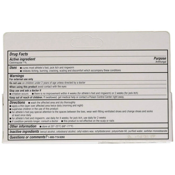 Taro Clotrimazole Athlete's Foot Cream 1% 15g