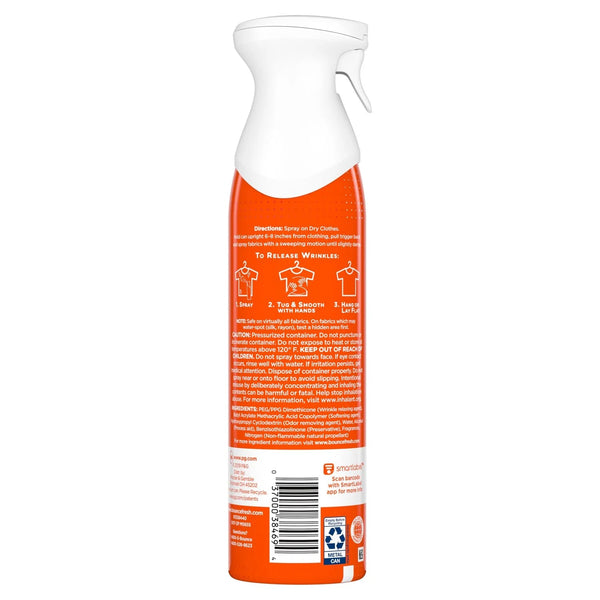 Rapid Touch-Up 3 in 1 Static Remover, Wrinkle Releaser, Fabric Refreshing Odor Eliminator, Fresh Scent - 2 packs - 9.7 oz per pack  plus 3 My Outlet Mall Resealable Storage Pouches