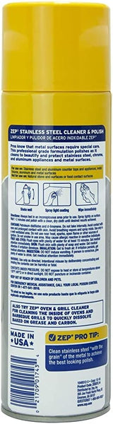 Stainless Steel Cleaner and Polish Removes Fingerprints and Water Spots - 1 pack - 14 oz per pack - plus 3 My Outlet Mall Resealable Storage Pouches
