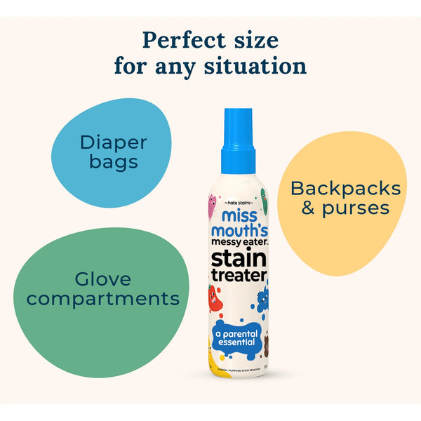 Messy Eater Stain Remover Spray Bottle - 1 pack - 4 oz per pack - plus 3 My Outlet Mall Resealable Storage Pouches