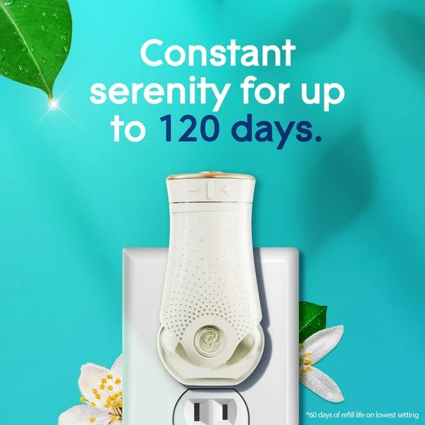 PlugIns Refills Air Freshener, Dewdrop Petals, 2 Refills - 1 pack - plus 3 My Outlet Mall Resealable Storage Pouches