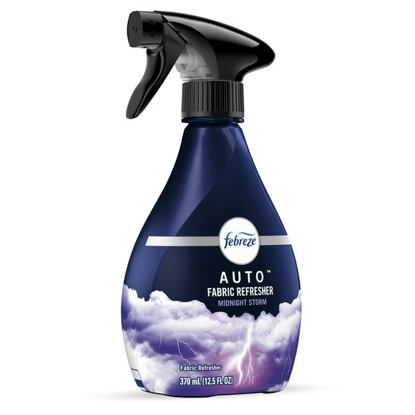 Auto Car Fabric Spray, Odor Fighting Air Freshener, Midnight Storm - 1 pack - 12.5 fl oz per pack - plus 3 My Outlet Mall Resealable Storage Pouches