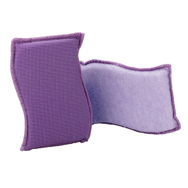 Dobie Stay Clean Scrubbers - 2 packs -  2 count per pack - plus 3 My Outlet Mall Resealable Storage Pouches