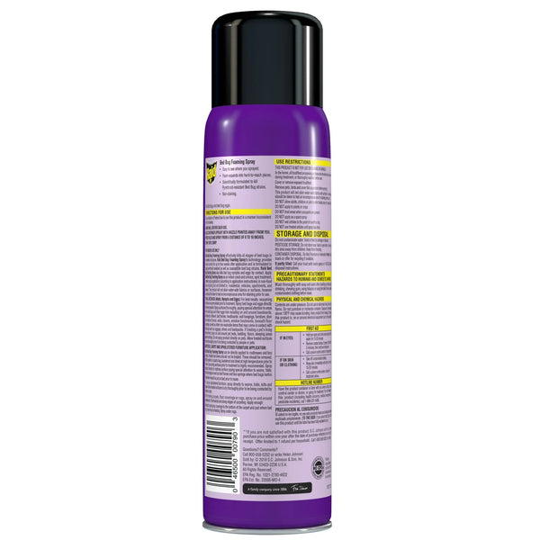 Bed Bug Killer Foaming Spray, Treatment to Kill Pyrethroid-resistant Bed Bugs - 2 packs - 16.5 oz per pack - plus 3 My Outlet Mall Resealable Storage Pouches
