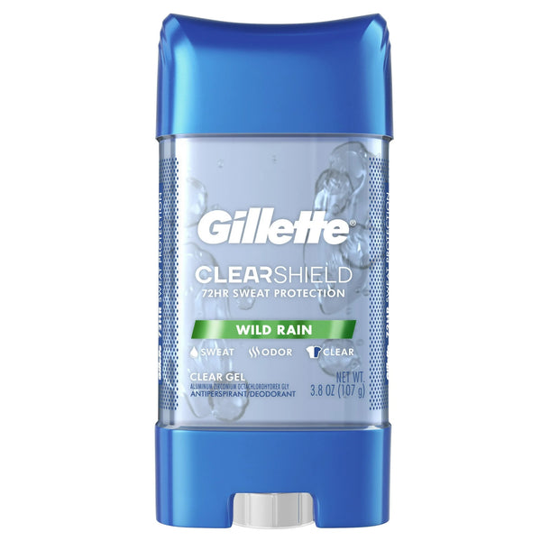 Antiperspirant and Deodorant for Men, Clear Gel, Arctic Ice - 2 packs - 3.8 oz per pack - plus 3 My Outlet Mall Resealable Storage Pouches