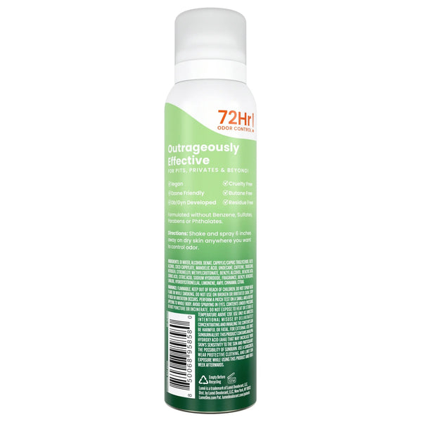 Whole Body Women’s Deodorant Invisible Spray Aluminum Free, Fresh Alpine Scent - 1 pack - 3.6 oz per pack - plus 3 My Outlet Mall Resealable Storage Pouches
