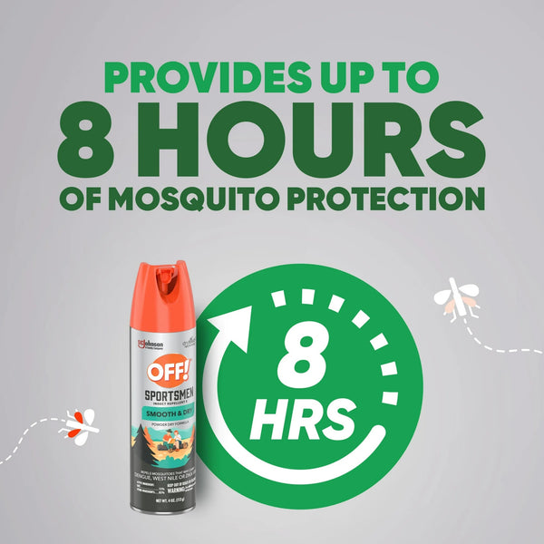 FamilyCare Insect Repellent I Aerosol, Smooth & Dry Mosquito Bug Spray Repellent, 15% Deet Formula - 1 pack - 4 oz per pack - plus 3 My Outlet Mall Resealable Storage Pouches