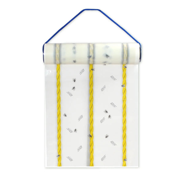 Fly Ribbon XL -Fly Traps for Outdoors and Barns, Paper, 40FT Roll - 1 pack - plus 3 My Outlet Mall Resealable Storage Pouches