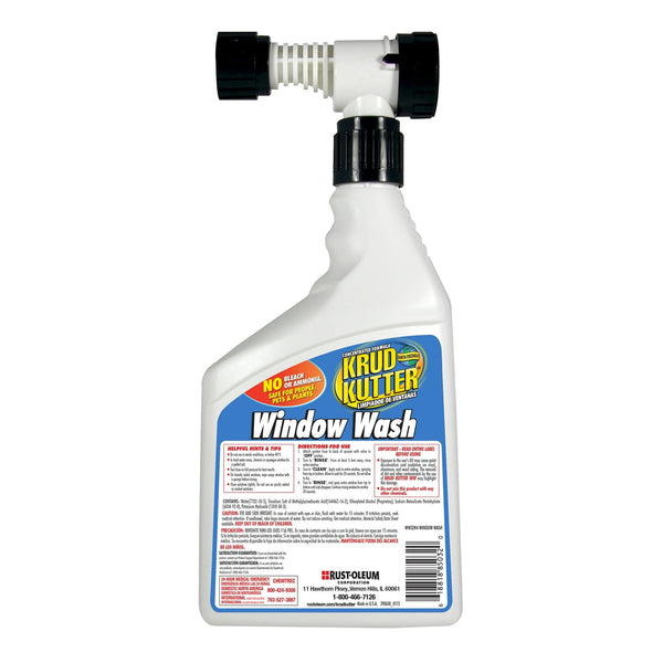 Hose End Window Wash Cleaner Liquid Concentrate - 1 pack - 32 oz per pack - plus 3 My Outlet Mall Resealable Storage Pouches