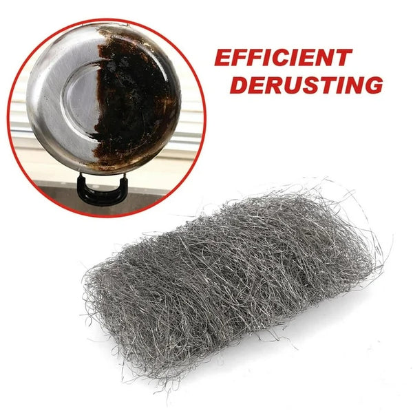 Multi Grade Assorted Steel Wool Pads - 1 pack - 12 count per pack - plus 3 My Outlet Mall Resealable Storage Pouches