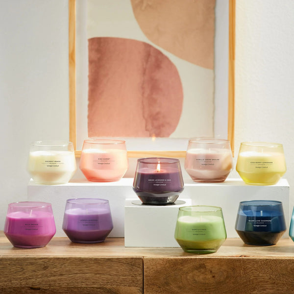 Candle Lemon Lavender Studio Collection Jar Candle - 1 pack - 10 oz per pack - plus 3 My Outlet Mall Resealable Storage Pouches