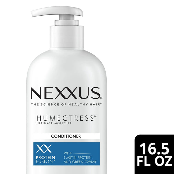 Humectress Moisture Daily Conditioner for Dry Hair with Pump - 3 packs - 16.5 oz per pack - plus 3 My Outlet Mall Resealable Storage Pouches