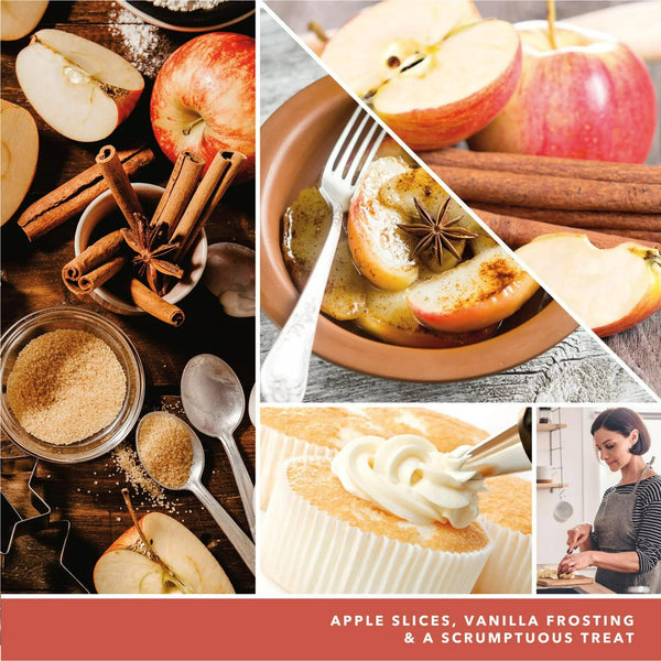 Candle Sugared Cinnamon Apple Original Large Scented Jar Candle - 1 pack - 22 oz per pack - plus 3 My Outlet Mall Resealable Storage Pouches