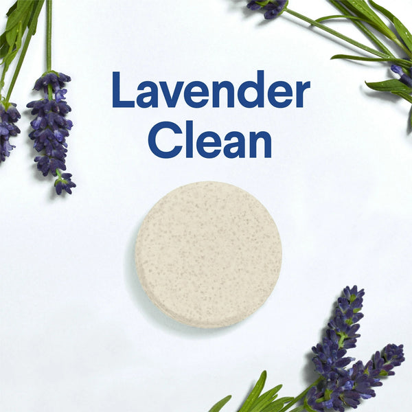 Foaming Toilet Bomb Toilet Bowl Cleaner, Bleach Free, Lavender Clean - 1 pack - 5 Count - plus 3 My Outlet Mall Resealable Storage Pouches