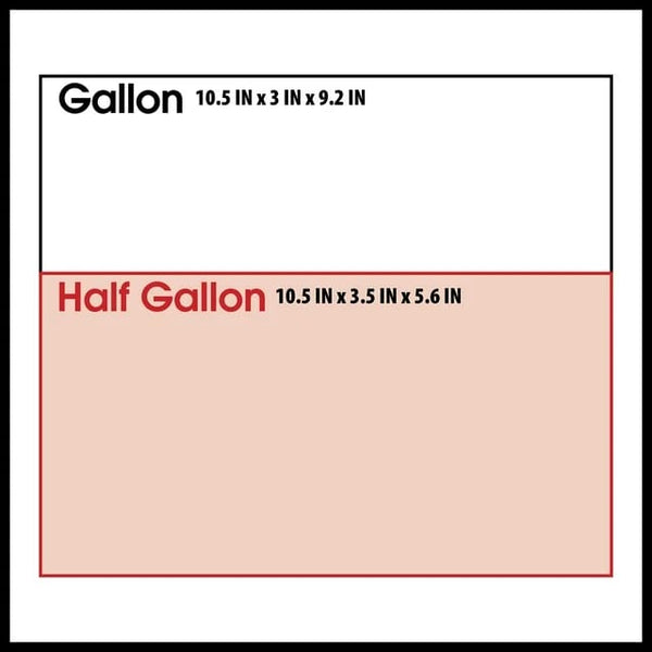 Half Gallon Freezer Slider Bags - 3 packs - 40 Count per pack - plus 3 My Outlet Mall Resealable Storage Pouches