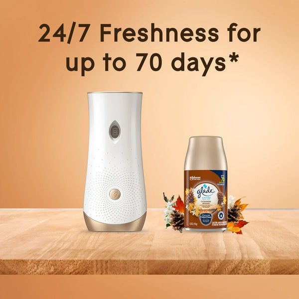 Automatic Spray Refill, Air Freshener, Comforting Cashmere Woods - 1 pack - 2 count per pack - plus 3 My Outlet Mall Resealable Storage Pouches