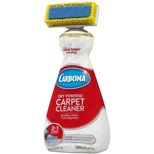 Oxy-Powered Carpet Cleaner with Brush -  1 pack - 27.5 oz per pack - plus 3 My Outlet Mall Resealable Storage Pouches