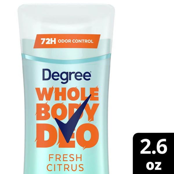 Women Whole Body Deodorant Stick for Women Fresh Citrus Scent Aluminum Free - 1 pack - 2.6 oz per pack - plus 3 My Outlet Mall Resealable Storage Pouches