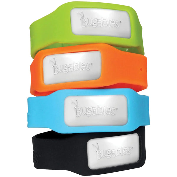 Bugables Citronella Reusable Wristband, One Size Fits All - 1 pack - plus 3 My Outlet Mall Resealable Storage Pouches