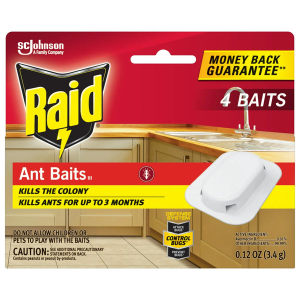 Ant Baits Indoor Ant Insect Killer Traps, Stocking Stuffers - 3 packs - plus 3 My Outlet Mall Resealable Storage Pouches