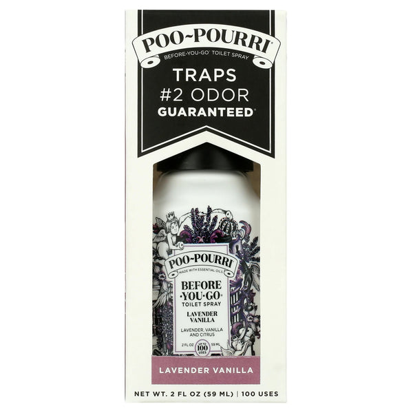 Lavender + Vanilla + Citrus Before-You-Go Toilet Spray - 2 packs - 2 oz per pack - plus 3 My Outlet Mall Resealable Storage Pouches