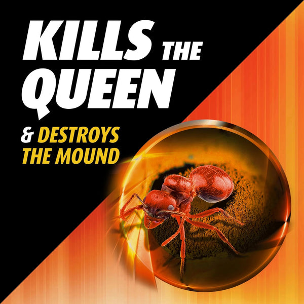 Orthene Fire Ant Killer1, Kills Queen, Destroys up to 162 Mounds - 3 packs - 12 oz per pack - plus 3 My Outlet Mall Resealable Storage Pouches