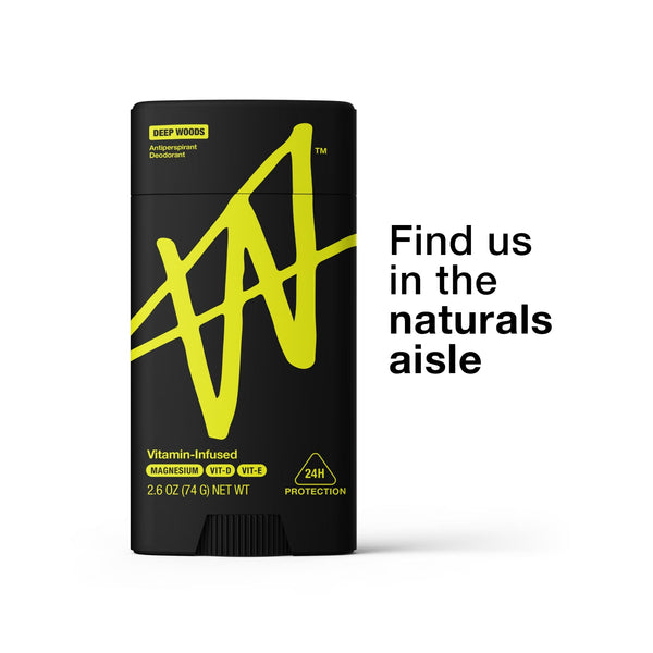 Jake Paul Men's Antiperspirant Deodorant Odor Blocking Sweat Defense Deep Woods - 1 pack - 2.6 oz per pack - plus 3 My Outlet Mall Resealable Storage Pouches