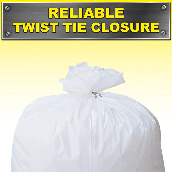 Super Tuff Compactor Trash Bags, 20 Gallon - 2 packs - 20 count per pack - plus 3 My Outlet Mall Resealable Storage Pouches