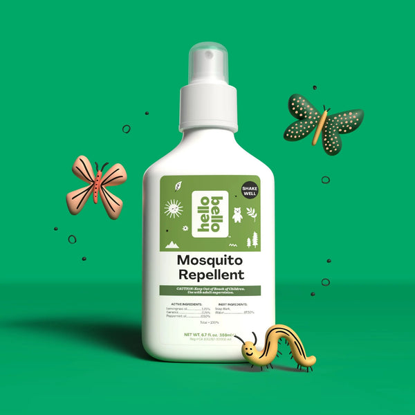 Mosquito Repellent, Made with Natural Lemongrass and Peppermint Oils - 2 packs - 6.7 oz per pack - plus 3 My Outlet Mall Resealable Storage Pouches