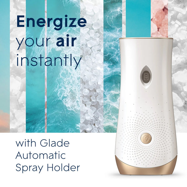 Automatic Spray Refills, Air Freshener, Infused with Essential Oils, Sky & Sea Salt - 3 packs - 2 count per pack - plus 3 My Outlet Mall Resealable Storage Pouches