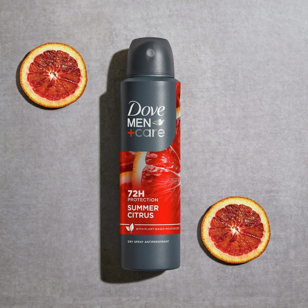 Men+Care Dry Spray for Men Citrus Zest & Sage with a Plant-based Moisturizer - 2 packs - 3.8 oz per pack - plus 3 My Outlet Mall Resealable Storage Pouches