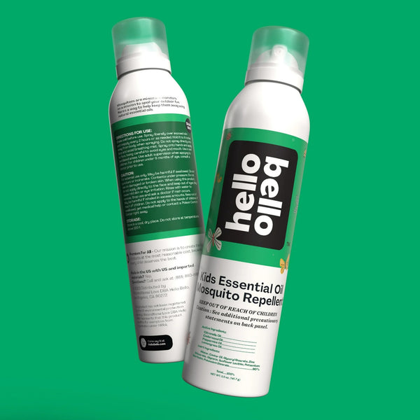 Kid's Essential Oil Mosquito Repellent, Made with Natural Plant-Based Oils - 2 packs - 5 oz per pack - plus 3 My Outlet Mall Resealable Storage Pouches