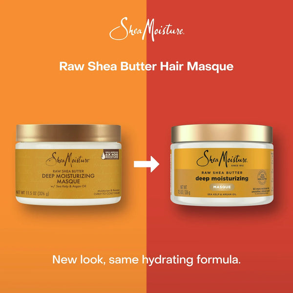 Raw Shea Butter Deep Treatment Masque - 3 packs - 12 oz per pack - plus 3 My Outlet Mall Resealable Storage Pouches