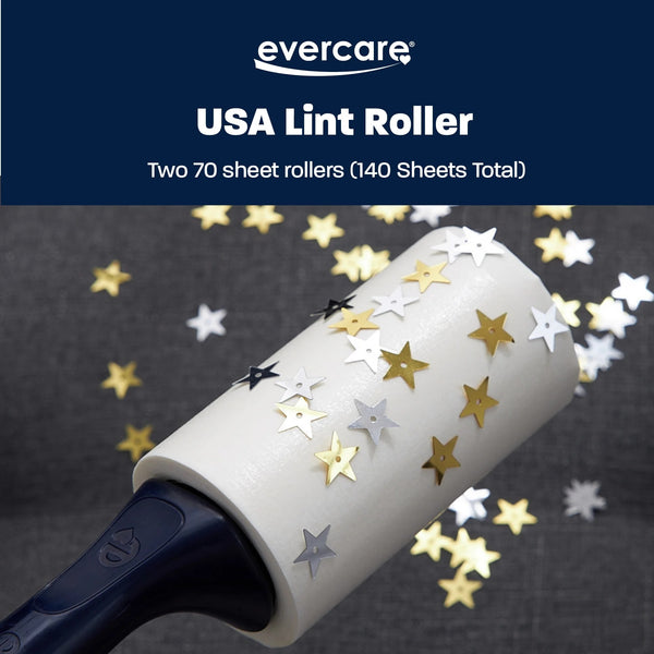 Extreme Stick USA All-Purpose 100 Layer Lint Roller - 1 pack - plus 3 My Outlet Mall Resealable Storage Pouches