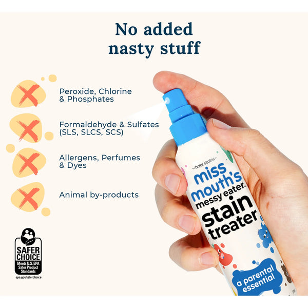 Messy Eater Stain Remover Spray Bottle - 1 pack - 4 oz per pack - plus 3 My Outlet Mall Resealable Storage Pouches