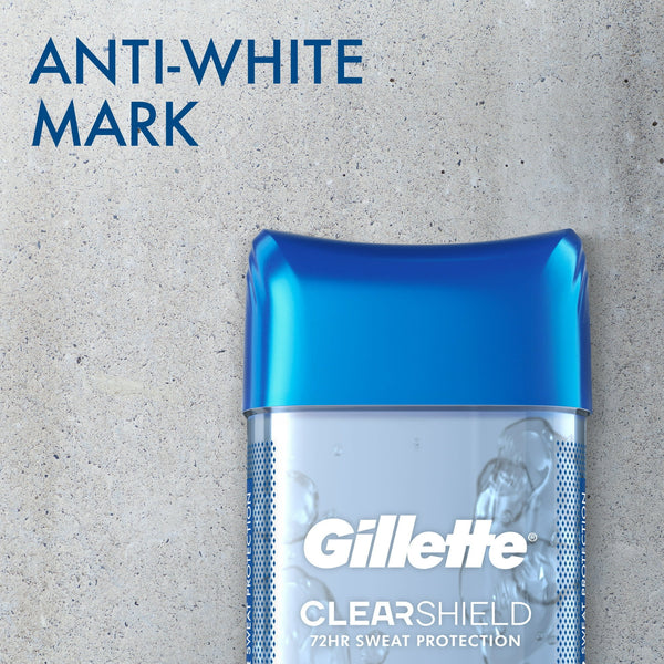 Antiperspirant and Deodorant for Men, Clear Gel, Arctic Ice - 2 packs - 3.8 oz per pack - plus 3 My Outlet Mall Resealable Storage Pouches