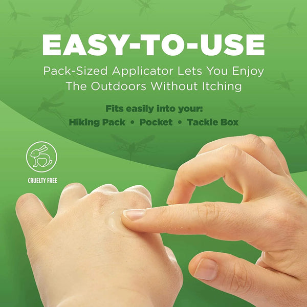Outdoor Formula Pain Relieving Gel, Portable Instant Relief, Insect Bite Treatment - 1 pack - 7 oz per pack - plus 3 My Outlet Mall Resealable Storage Pouches