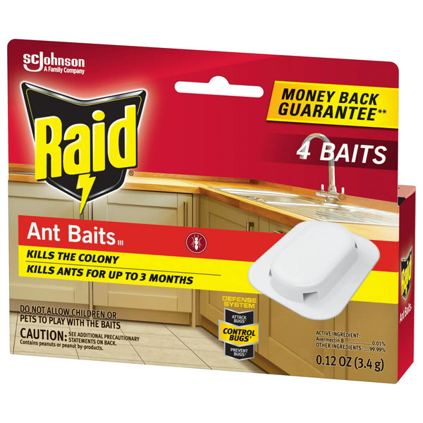 Ant Baits Indoor Ant Insect Killer Traps, Stocking Stuffers - 3 packs - plus 3 My Outlet Mall Resealable Storage Pouches