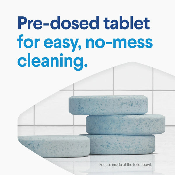 Foaming Toilet Bomb Toilet Bowl Cleaner, Bleach Free, Fresh Scent - 2 packs -  5 count per pack - plus 3 My Outlet Mall Resealable Storage Pouches