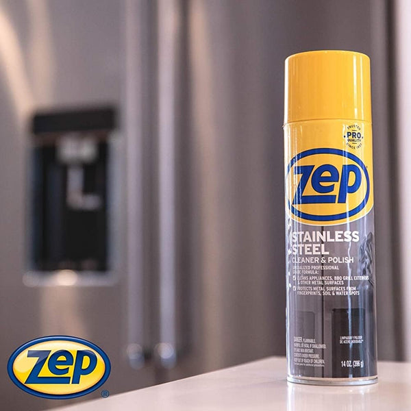 Stainless Steel Cleaner and Polish Removes Fingerprints and Water Spots - 2 packs - 14 oz per pack - plus 3 My Outlet Mall Resealable Storage Pouches